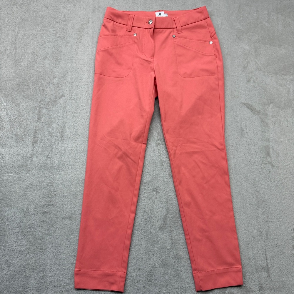 Daily Sports Pants Women's 0‎ Golf Coral Pink Performance Slim Stretch Trousers